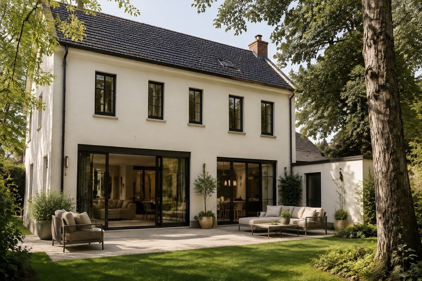 Gerenoveerde villa in Latem met terras en tuin